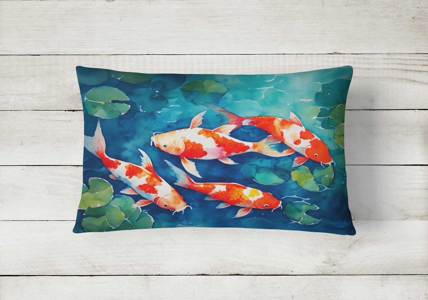 Buy this Koi Fish Throw Pillow