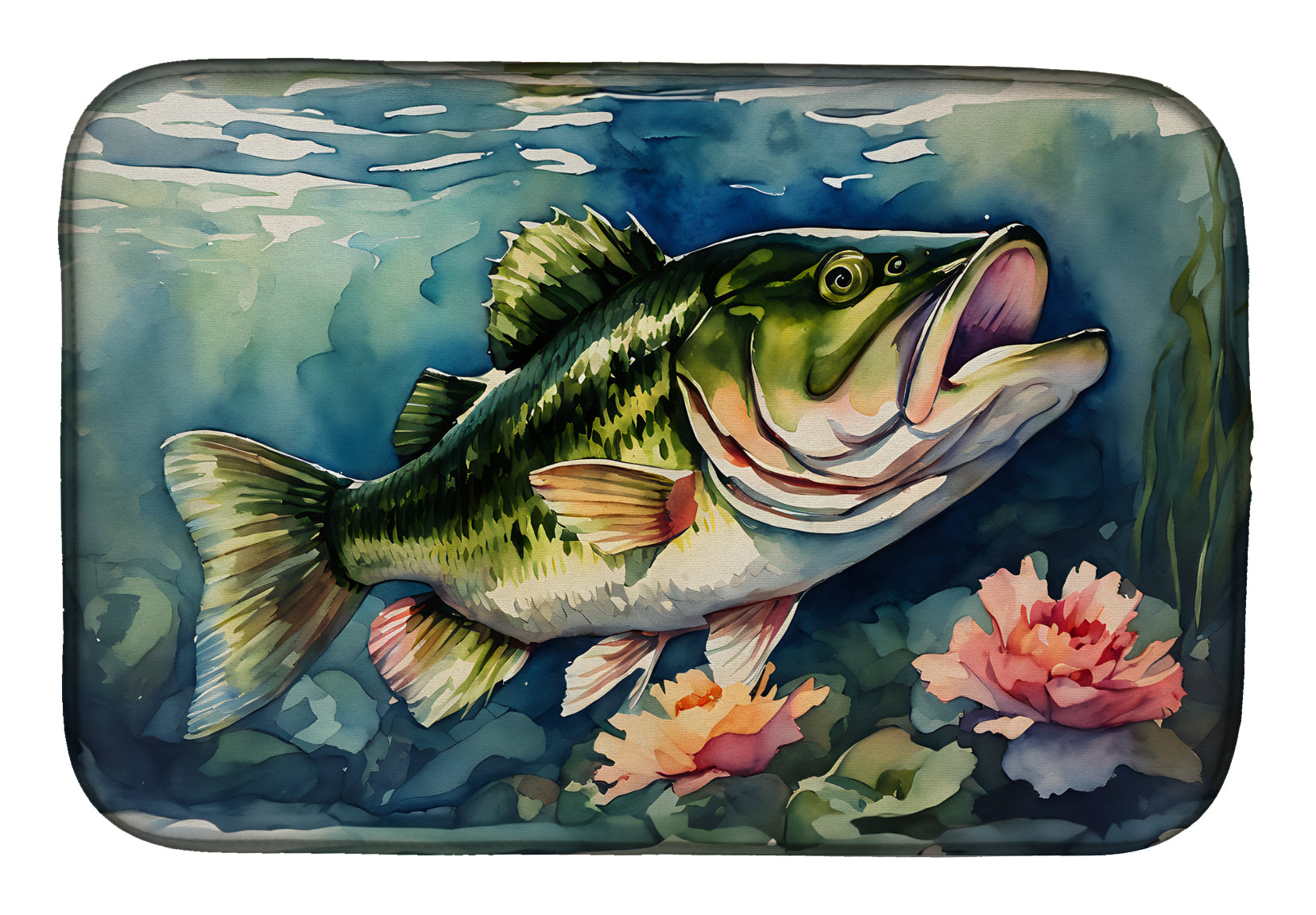 Buy this Largemouth Bass Dish Drying Mat