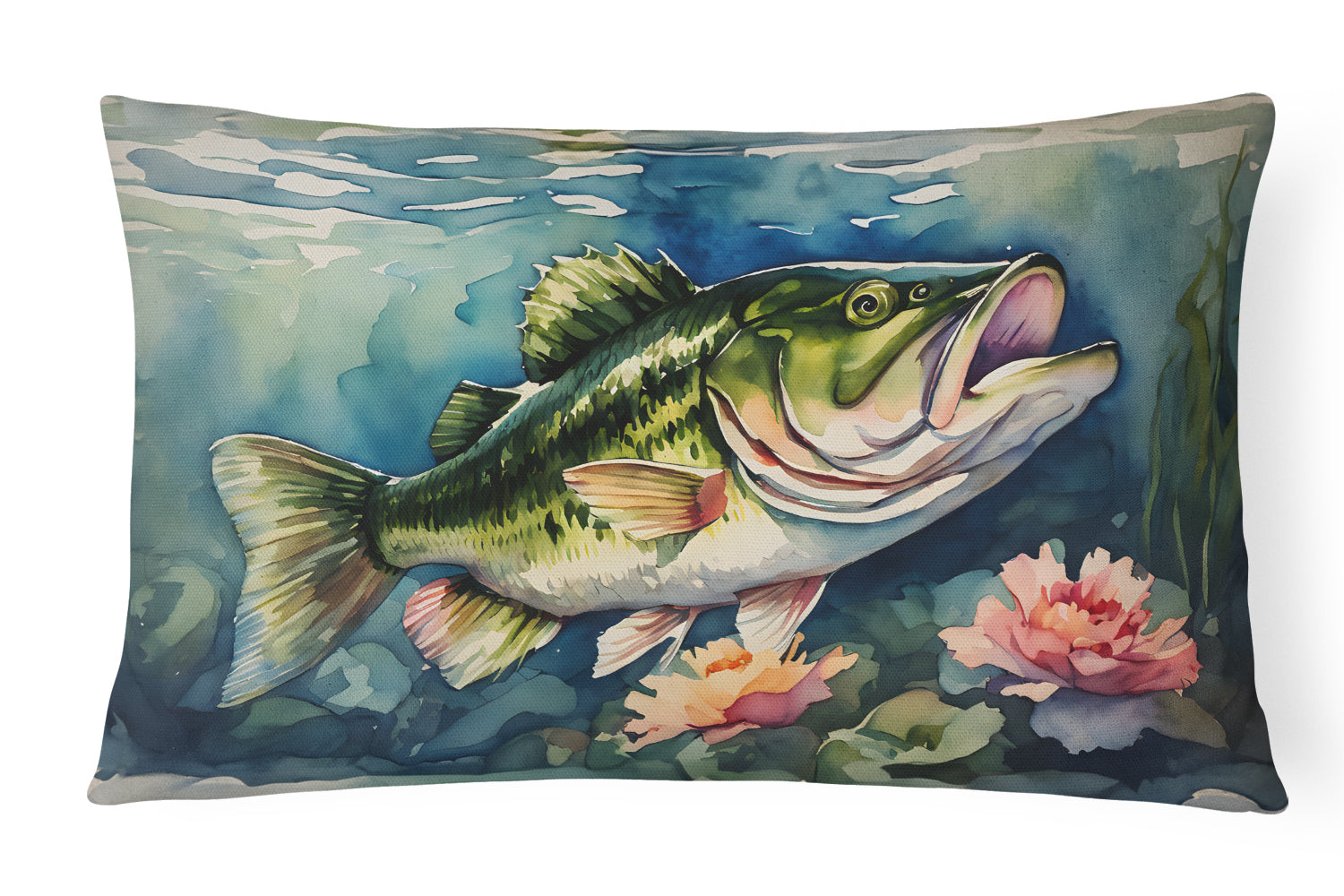 Buy this Largemouth Bass Throw Pillow
