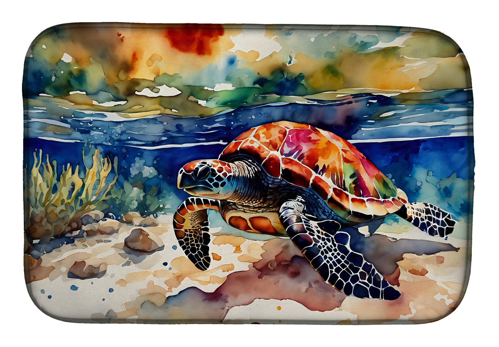 Buy this Loggerhead Sea Turtle Dish Drying Mat