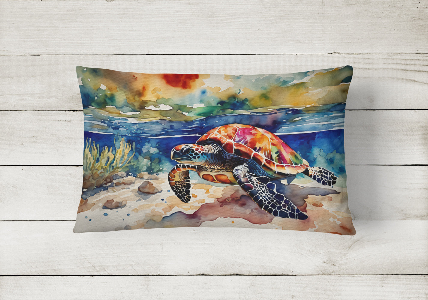 Buy this Loggerhead Sea Turtle Throw Pillow