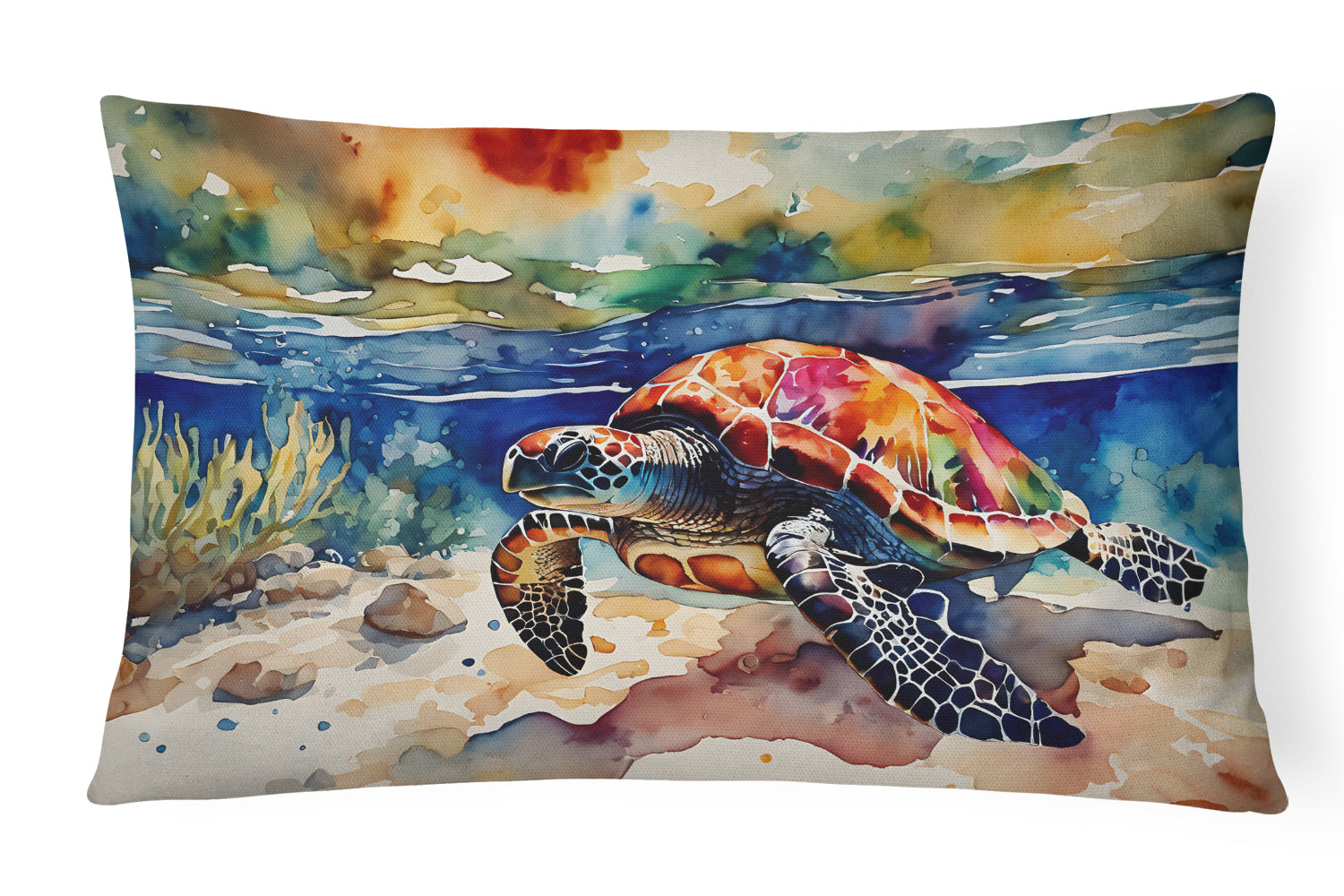 Buy this Loggerhead Sea Turtle Throw Pillow