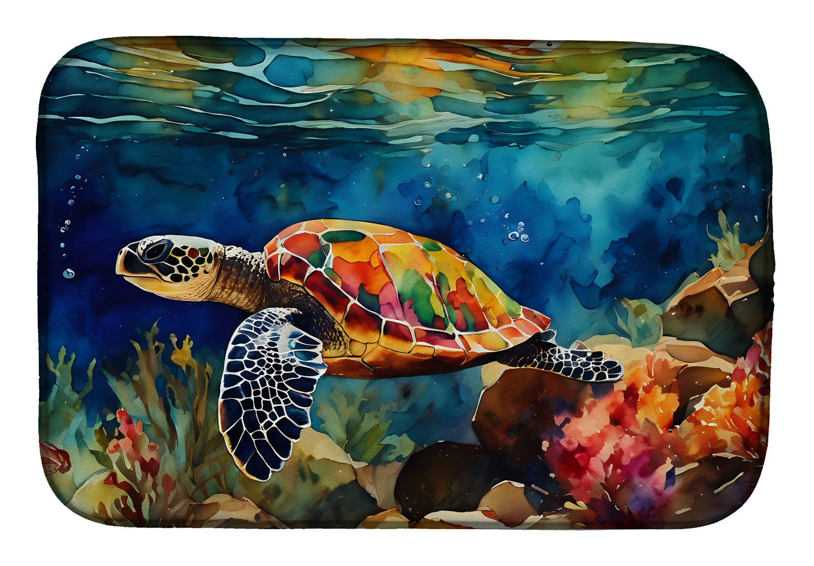 Buy this Loggerhead Sea Turtle Dish Drying Mat