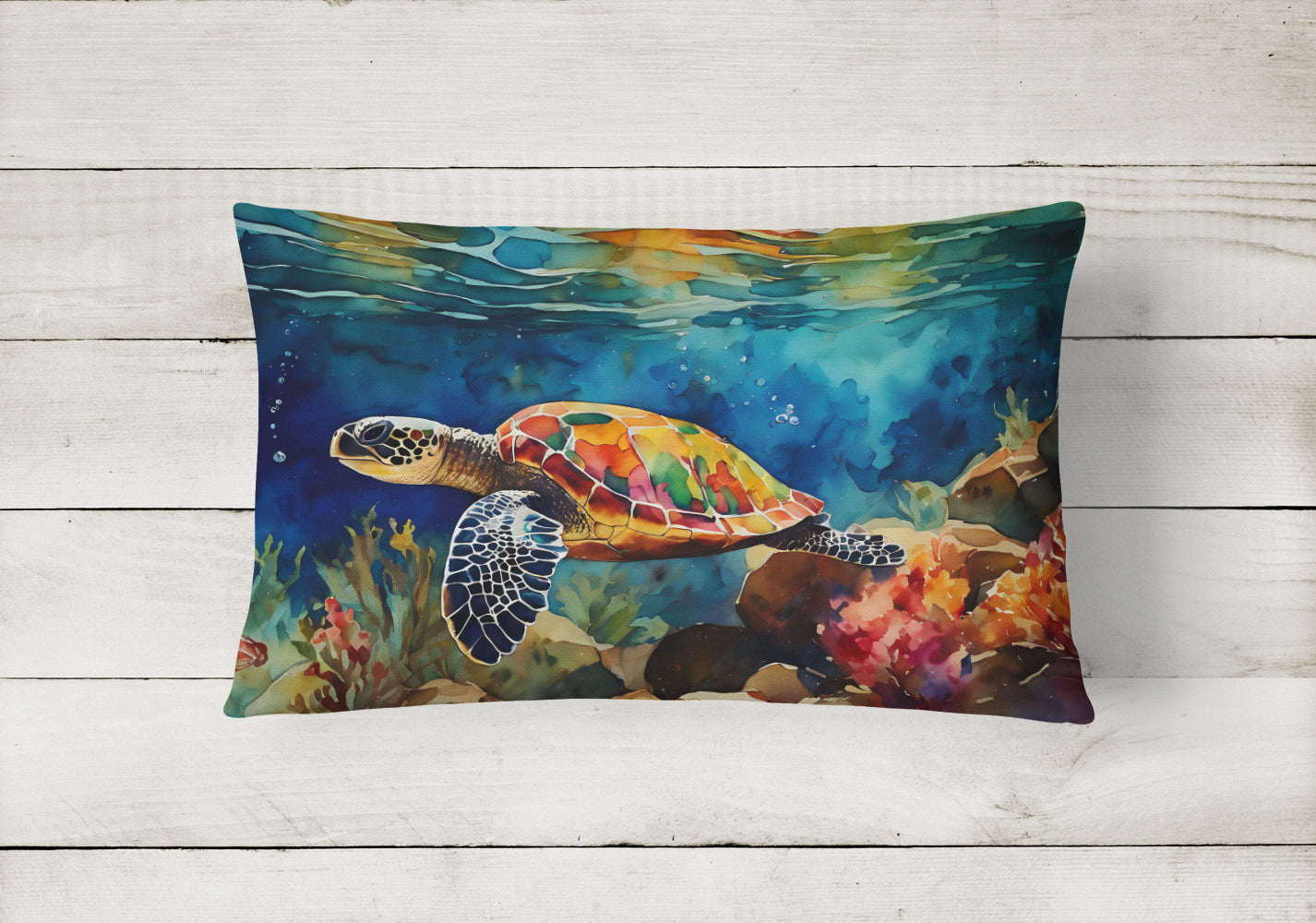 Buy this Loggerhead Sea Turtle Throw Pillow