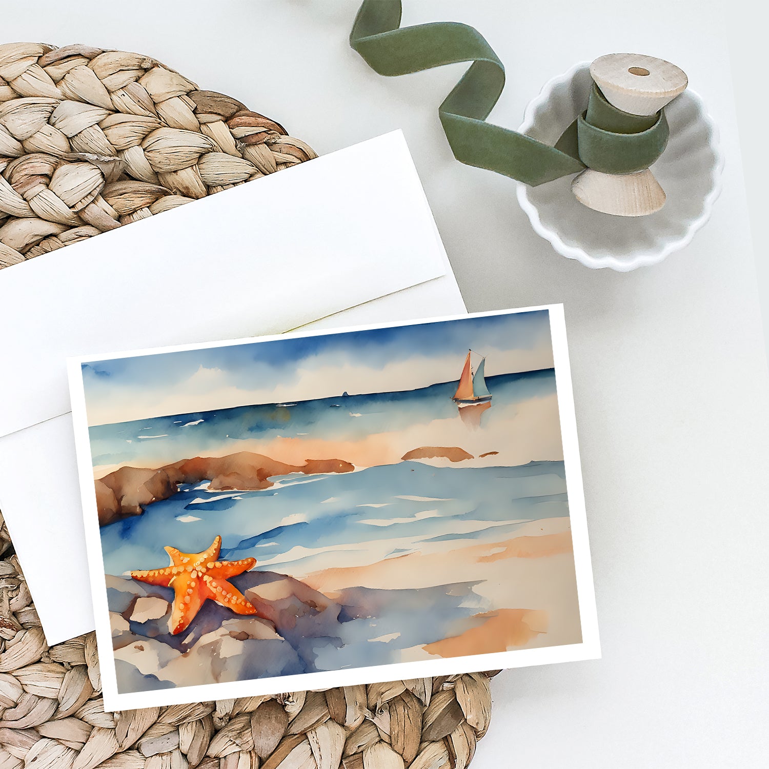 Buy this Starfish Greeting Cards Pack of 8