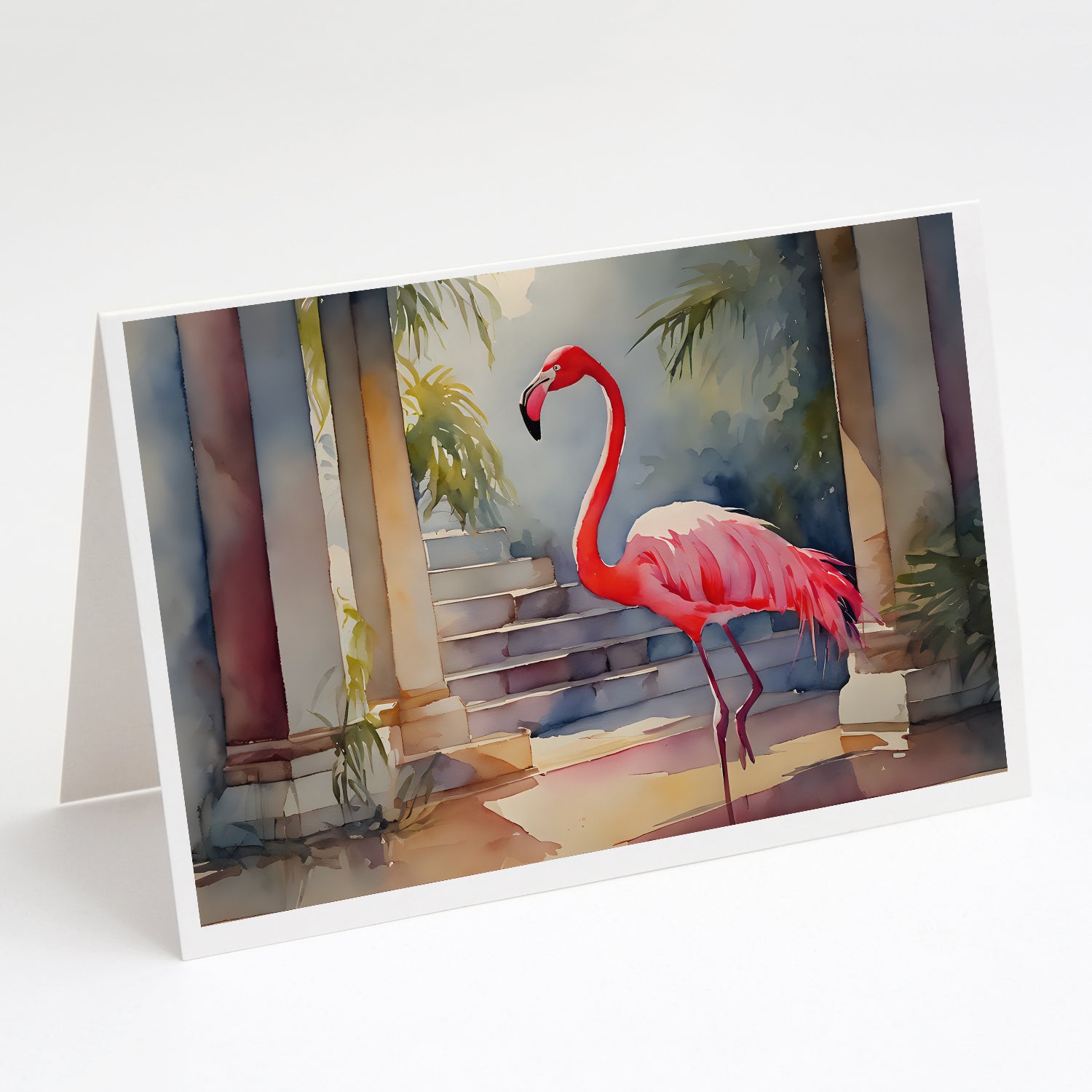 Buy this Flamingo Greeting Cards Pack of 8