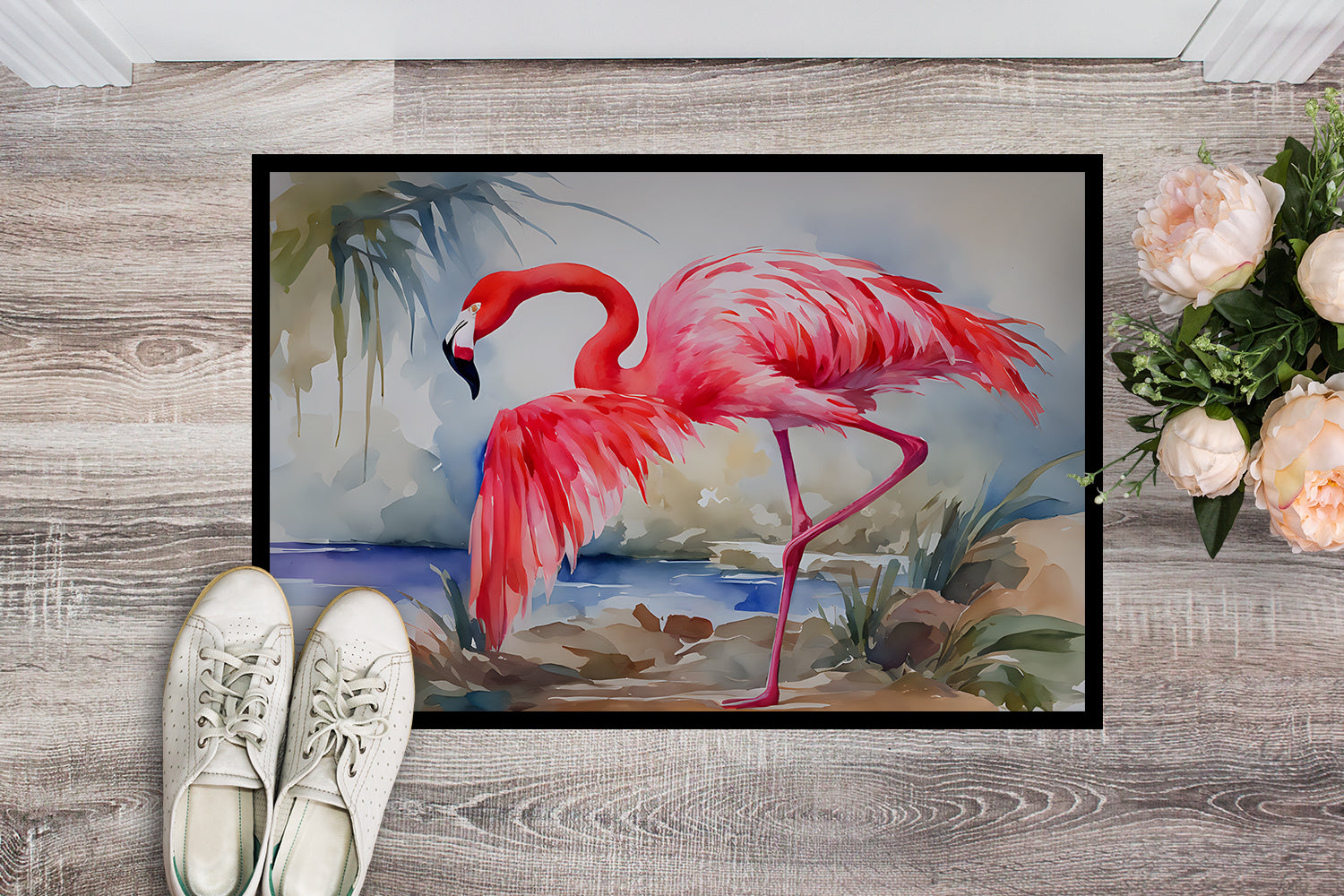 Buy this Flamingo Doormat