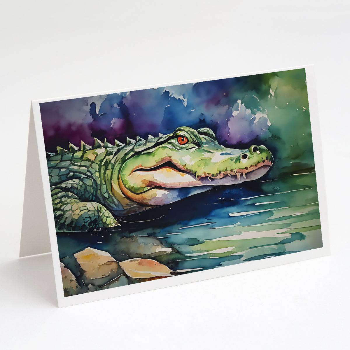 Buy this Alligator Greeting Cards Pack of 8