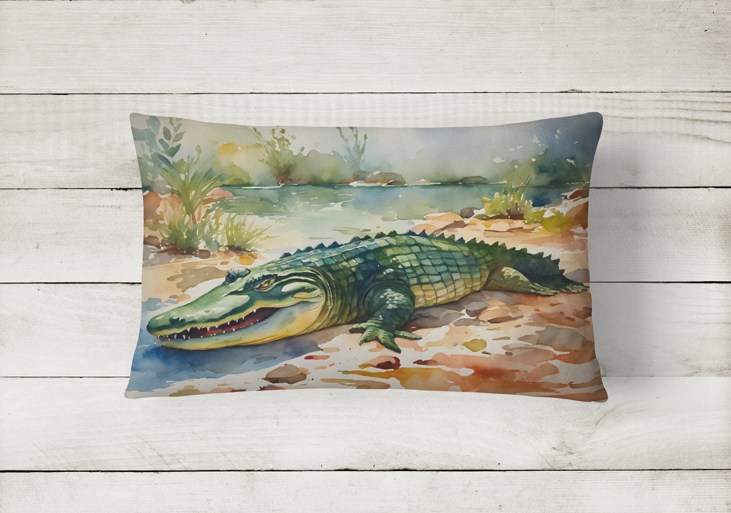 Buy this Alligator Throw Pillow