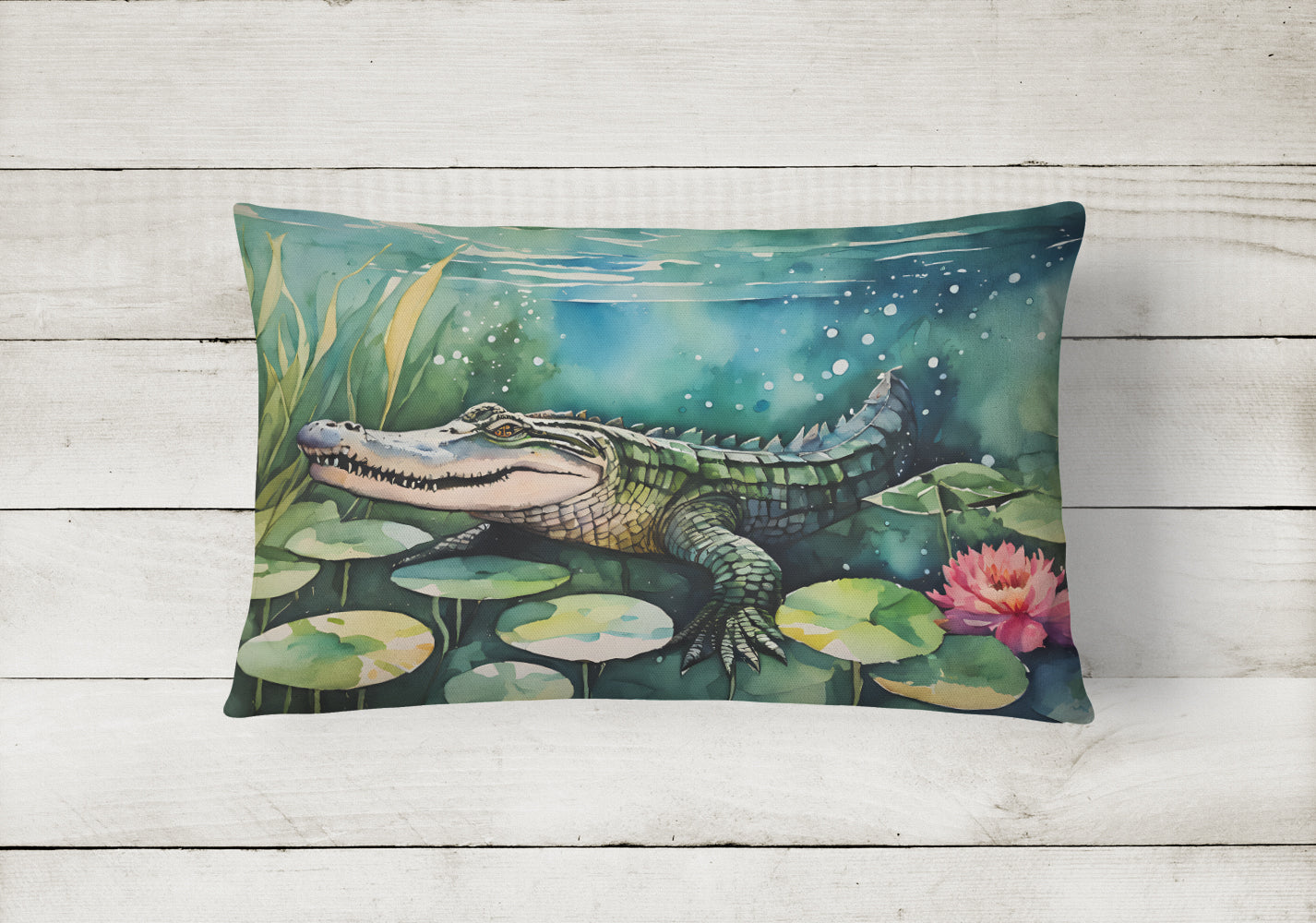 Buy this Alligator Throw Pillow