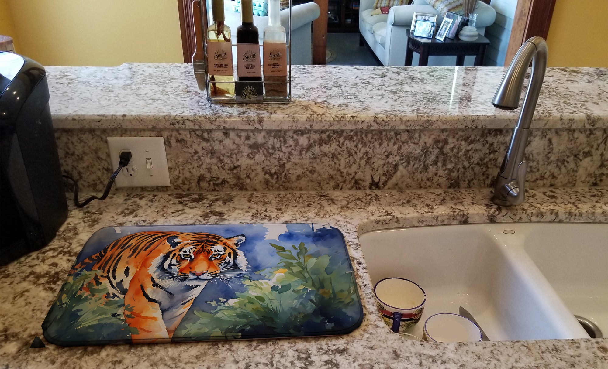 Buy this Bengal Tiger Dish Drying Mat