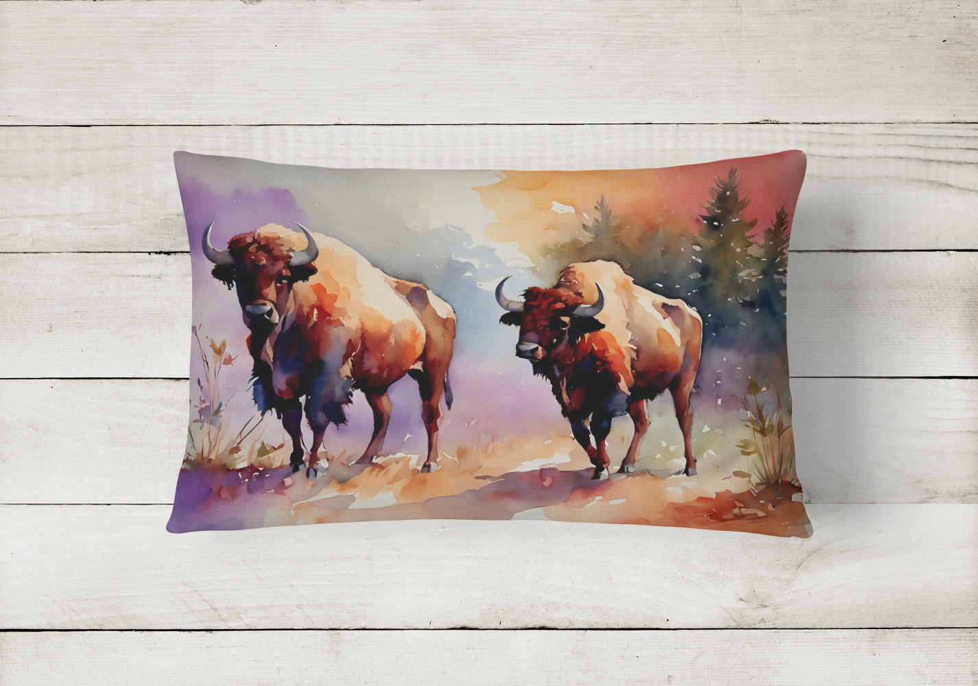 Buy this Buffalo Throw Pillow