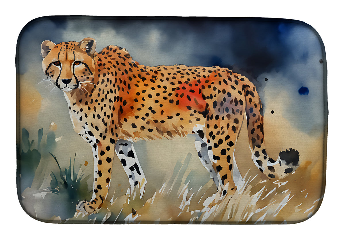 Buy this Cheetah Dish Drying Mat