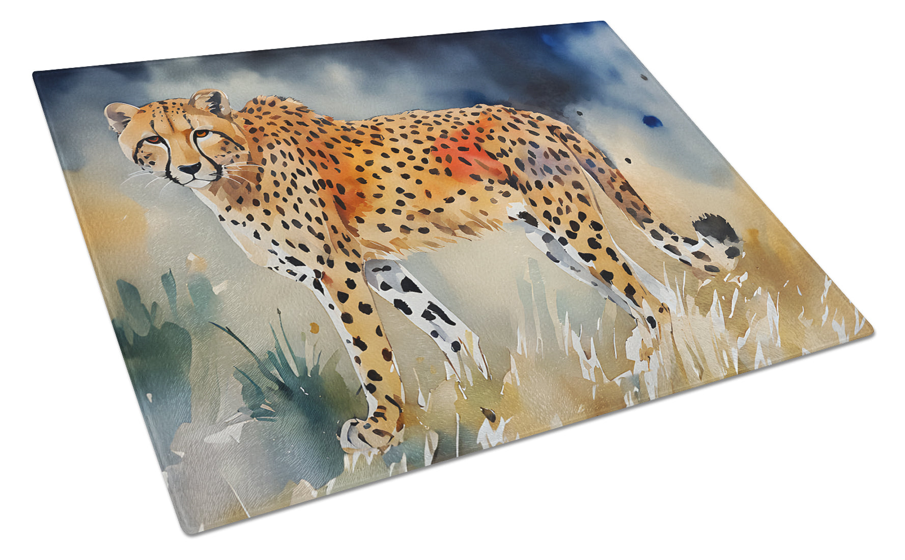 Buy this Cheetah Glass Cutting Board Large