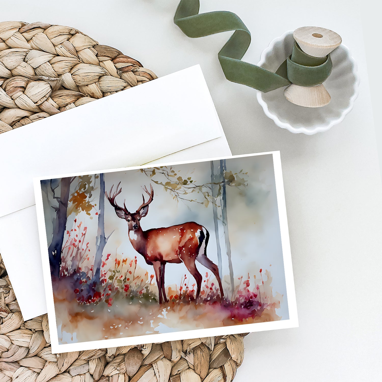 Buy this Deer Greeting Cards Pack of 8