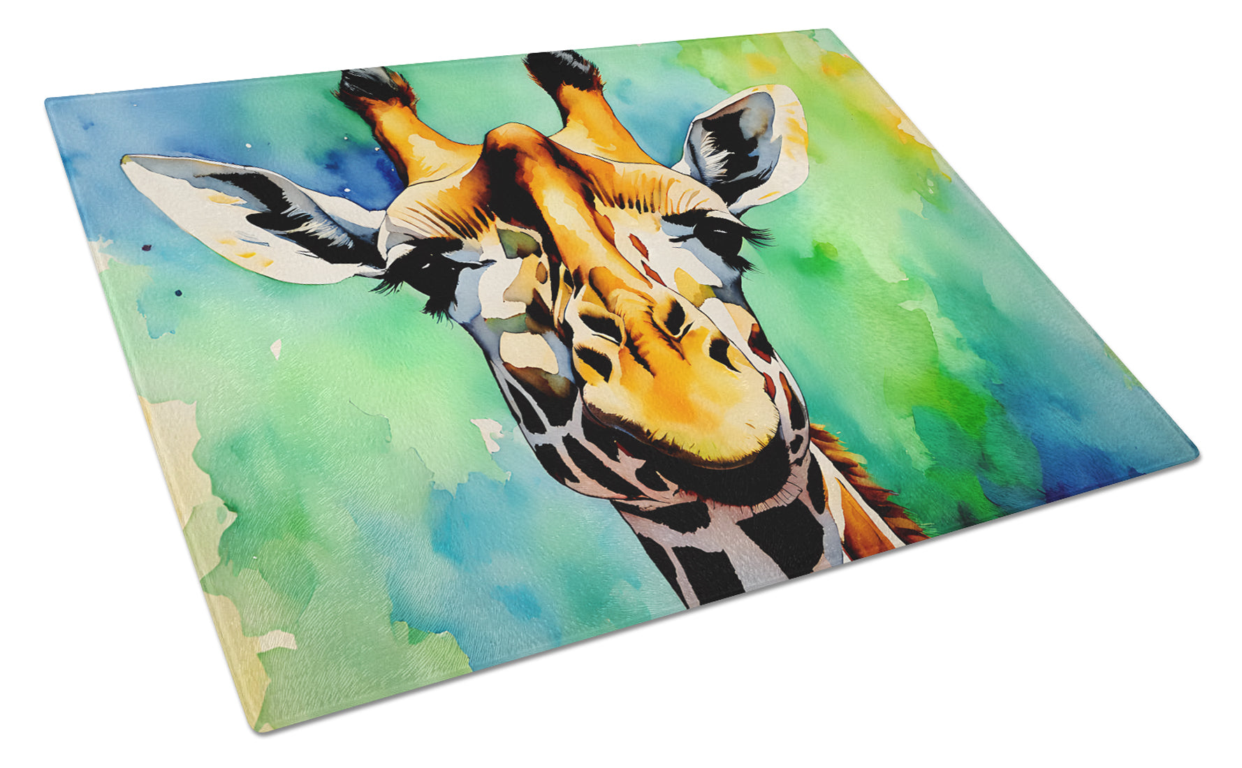 Buy this Giraffe Glass Cutting Board Large