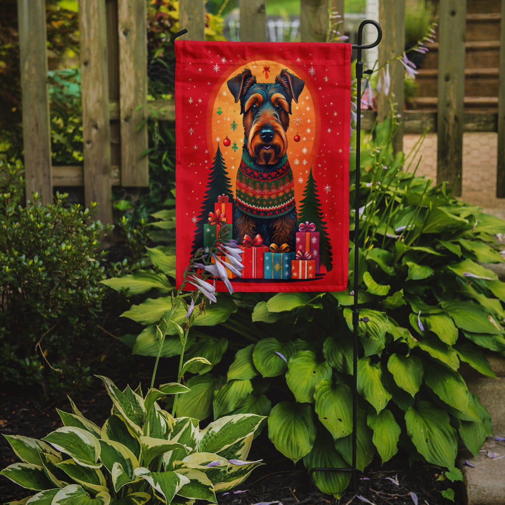 Buy this Airedale Terrier Holiday Christmas Garden Flag