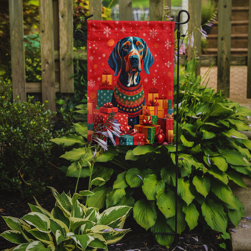 Buy this American English Coonhound Holiday Christmas Garden Flag