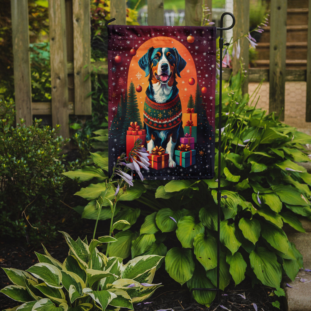 Buy this Appenzeller Sennenhund Holiday Christmas Garden Flag