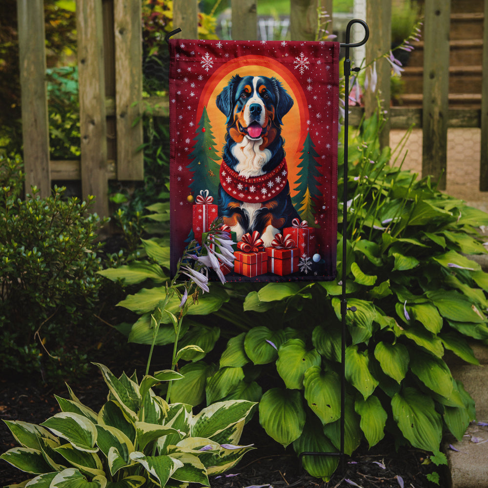 Buy this Bernese Mountain Dog Holiday Christmas Garden Flag