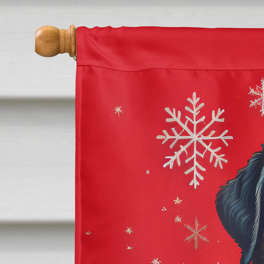 Bouvier des Flandres Holiday Christmas House Flag