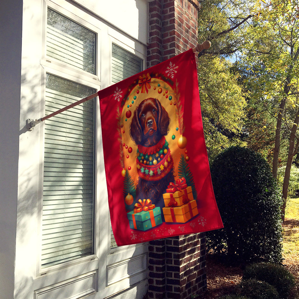 Boykin Spaniel Holiday Christmas House Flag