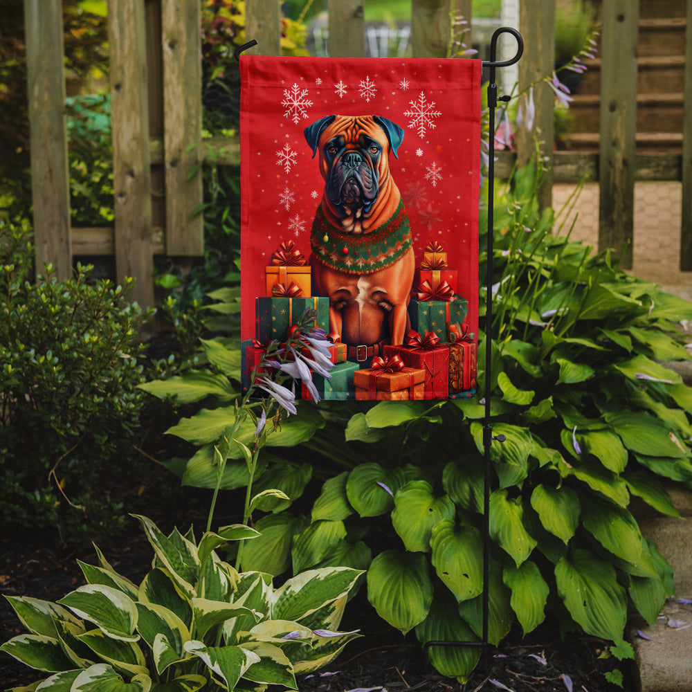 Buy this Bullmastiff Holiday Christmas Garden Flag