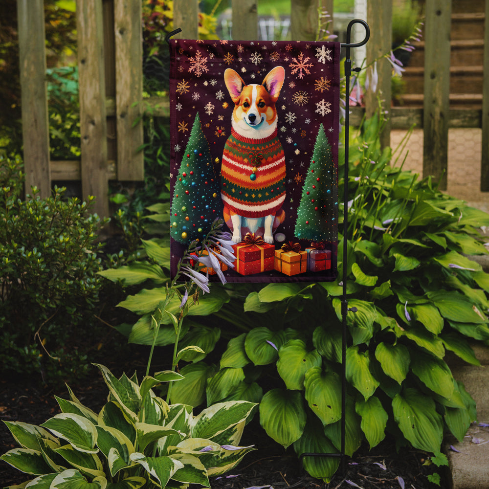 Buy this Corgi Holiday Christmas Garden Flag