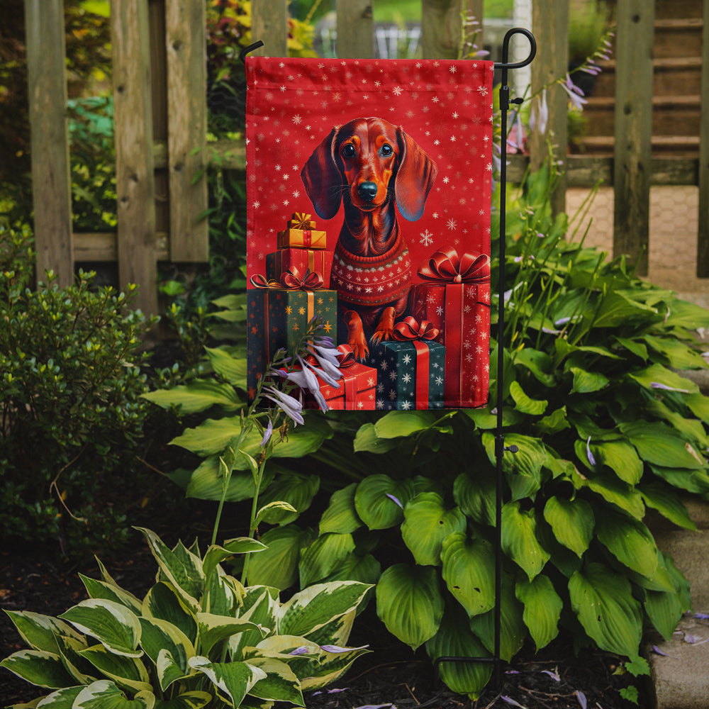 Buy this Dachshund Holiday Christmas Garden Flag