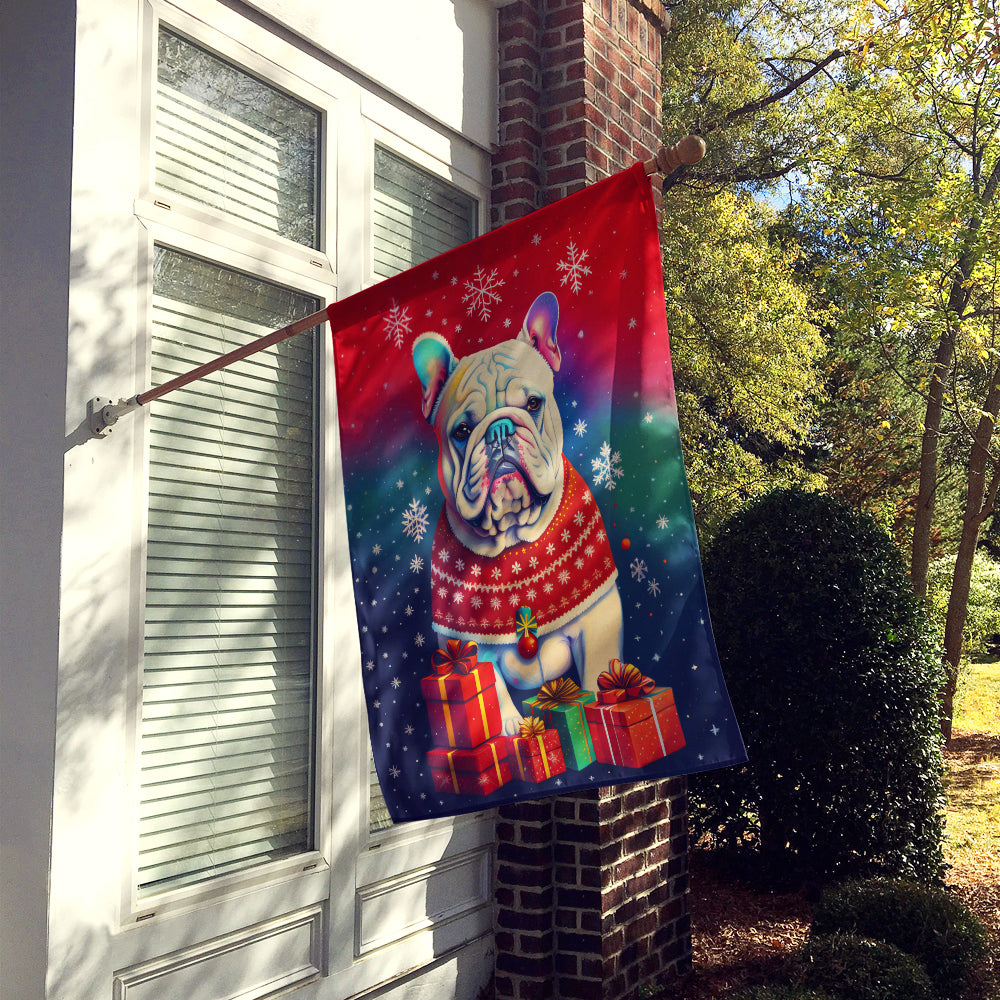 Buy this English Bulldog Holiday Christmas House Flag