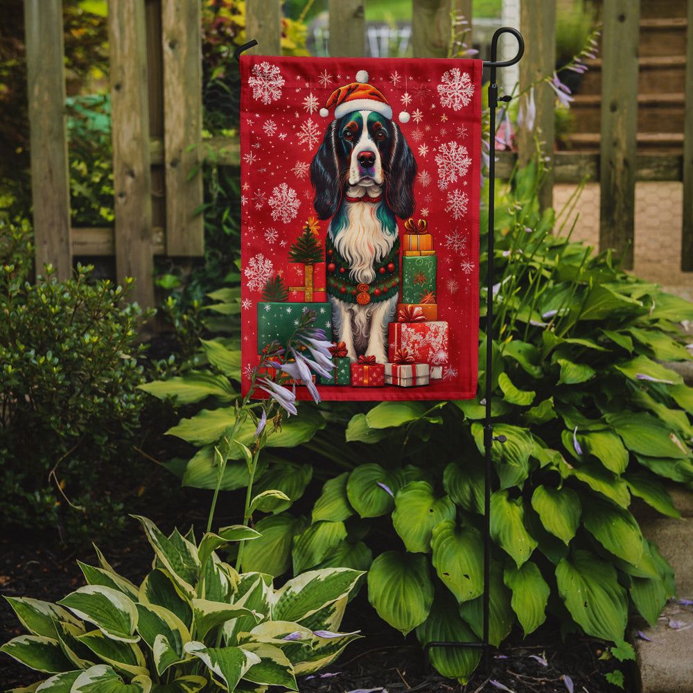 English Springer Spaniel Holiday Christmas Garden Flag