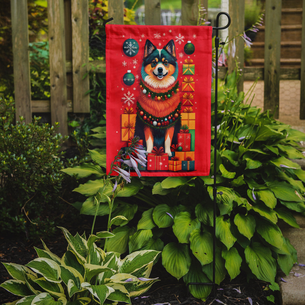 Buy this Finnish Lapphund Holiday Christmas Garden Flag