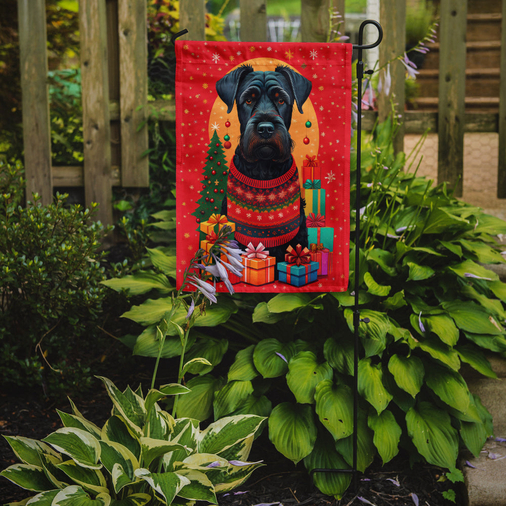 Buy this Giant Schnauzer Holiday Christmas Garden Flag