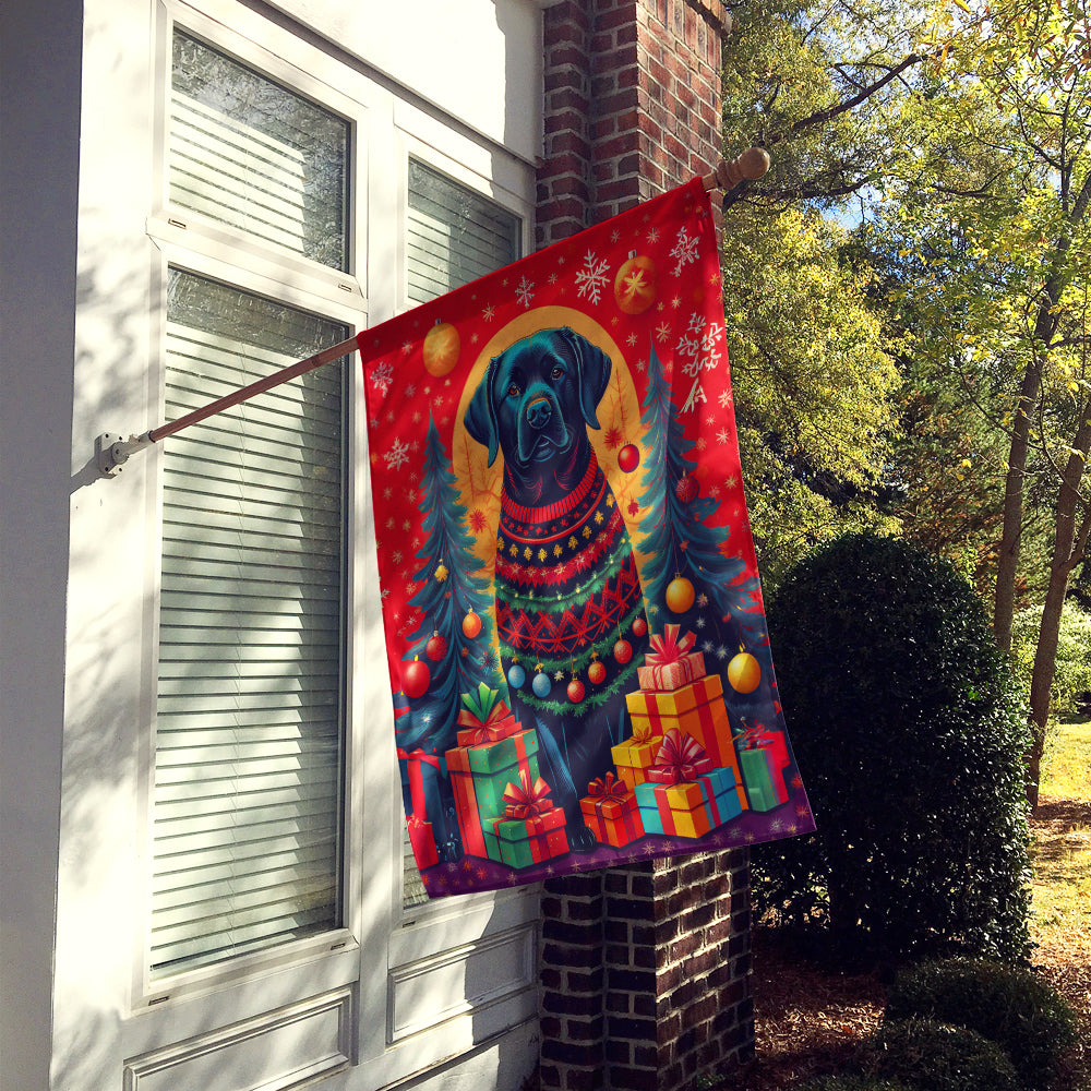 Labrador Retriever Holiday Christmas House Flag