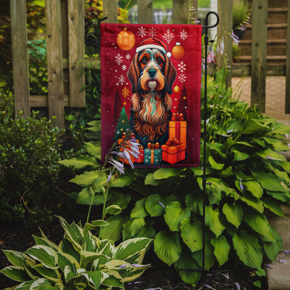 Buy this Petit Basset Griffon Vendeen Holiday Christmas Garden Flag