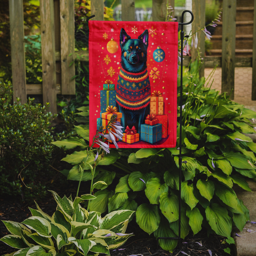 Buy this Schipperke Holiday Christmas Garden Flag