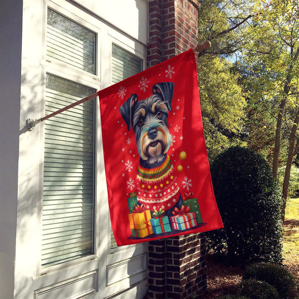 Buy this Schnauzer Holiday Christmas House Flag