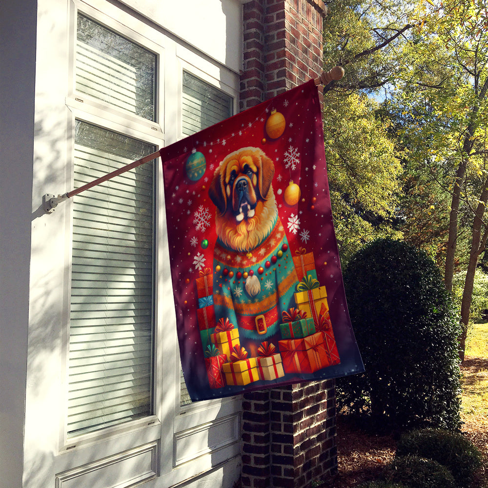 Buy this Tibetan Mastiff Holiday Christmas House Flag