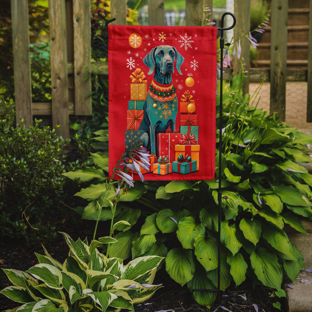 Buy this Weimaraner Holiday Christmas Garden Flag