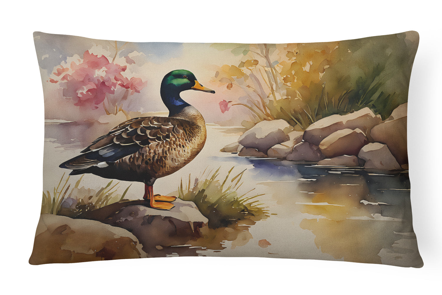 Buy this American Black Duck Throw Pillow