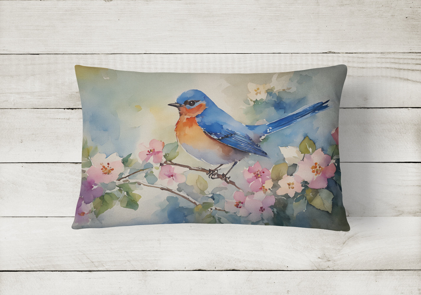 Bluebird Throw Pillow