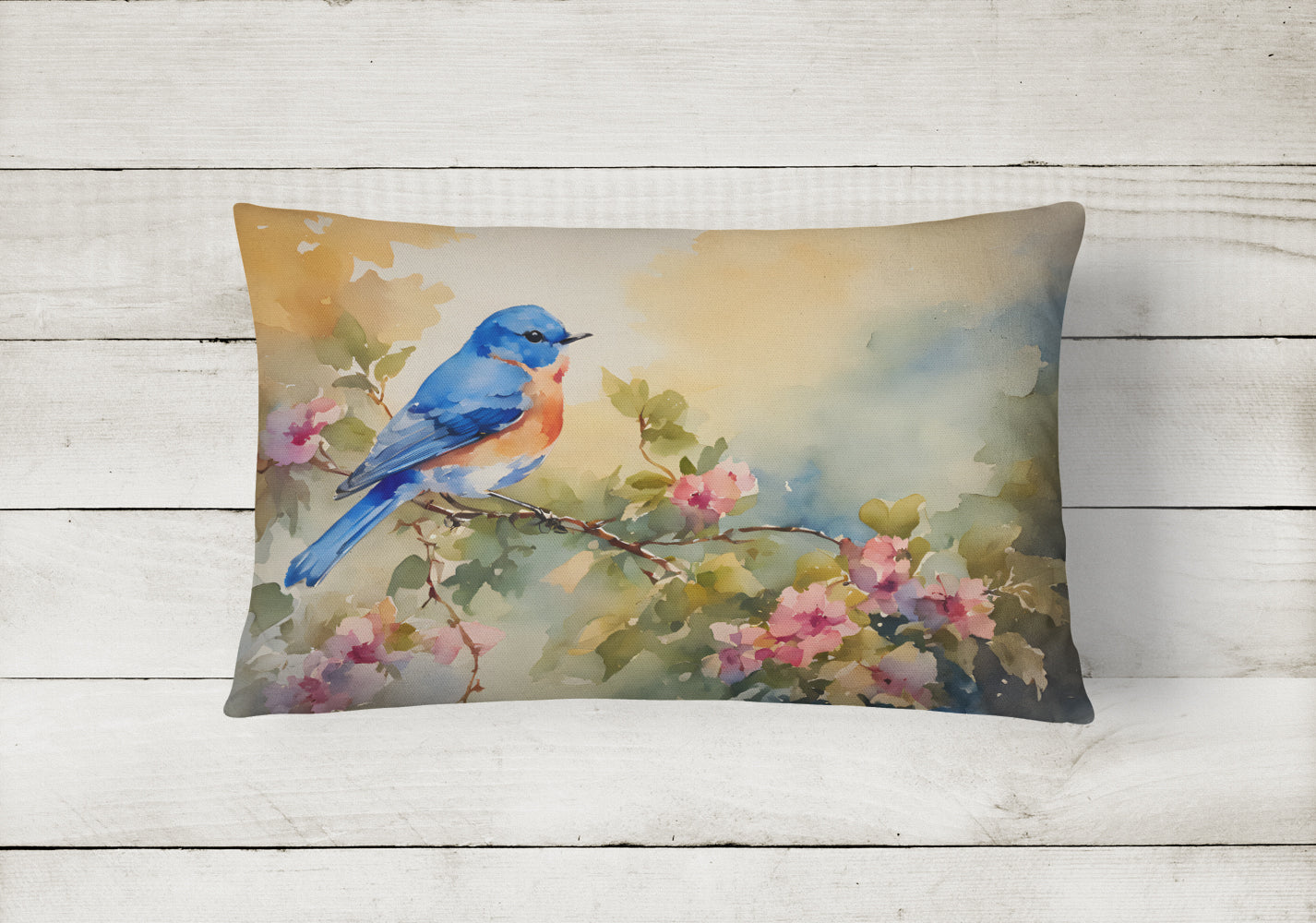 Bluebird Throw Pillow