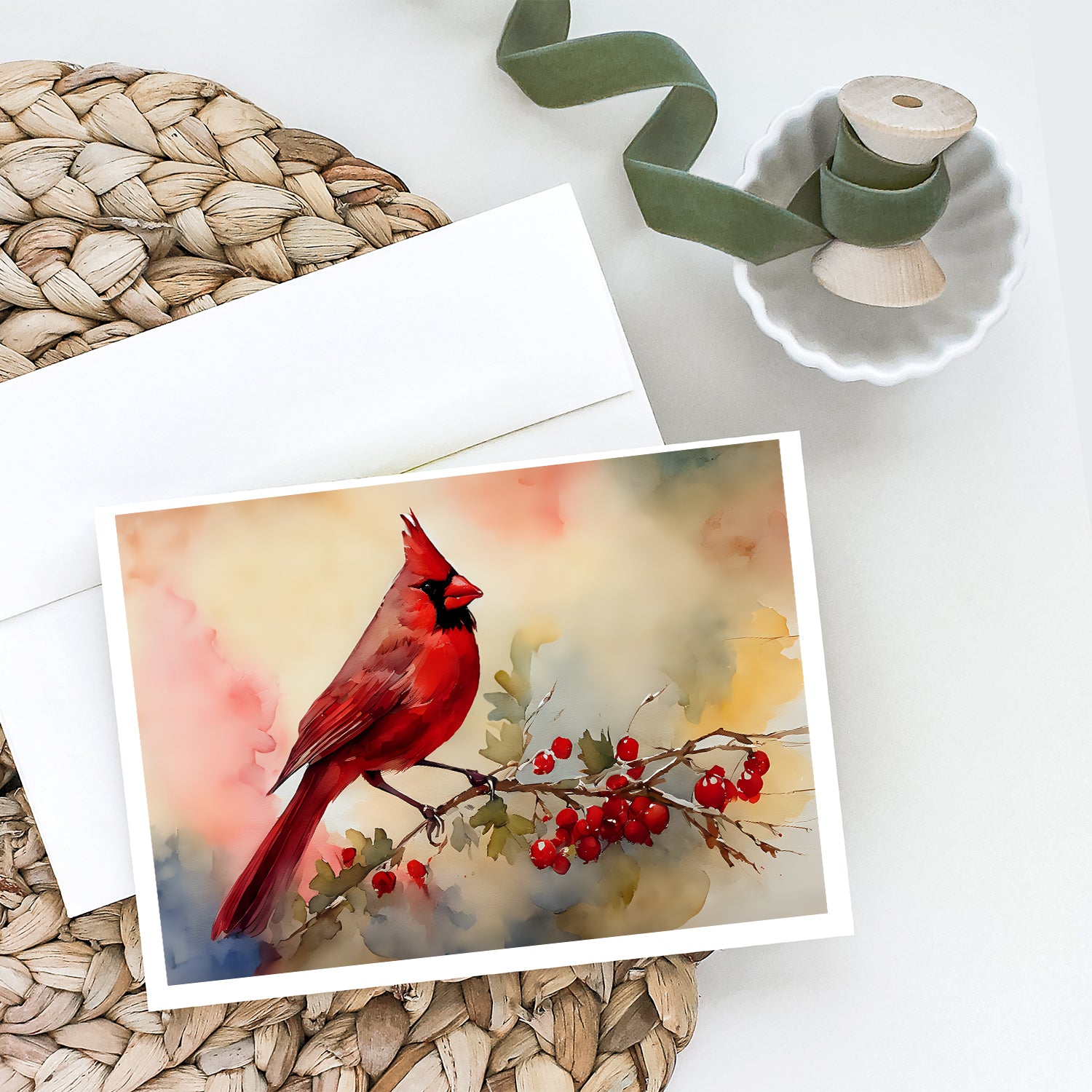 Cardinal Greeting Cards Pack of 8