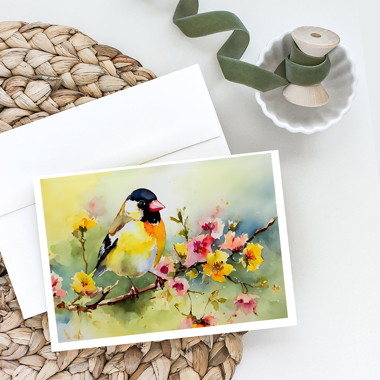 Buy this Goldfinch Greeting Cards Pack of 8