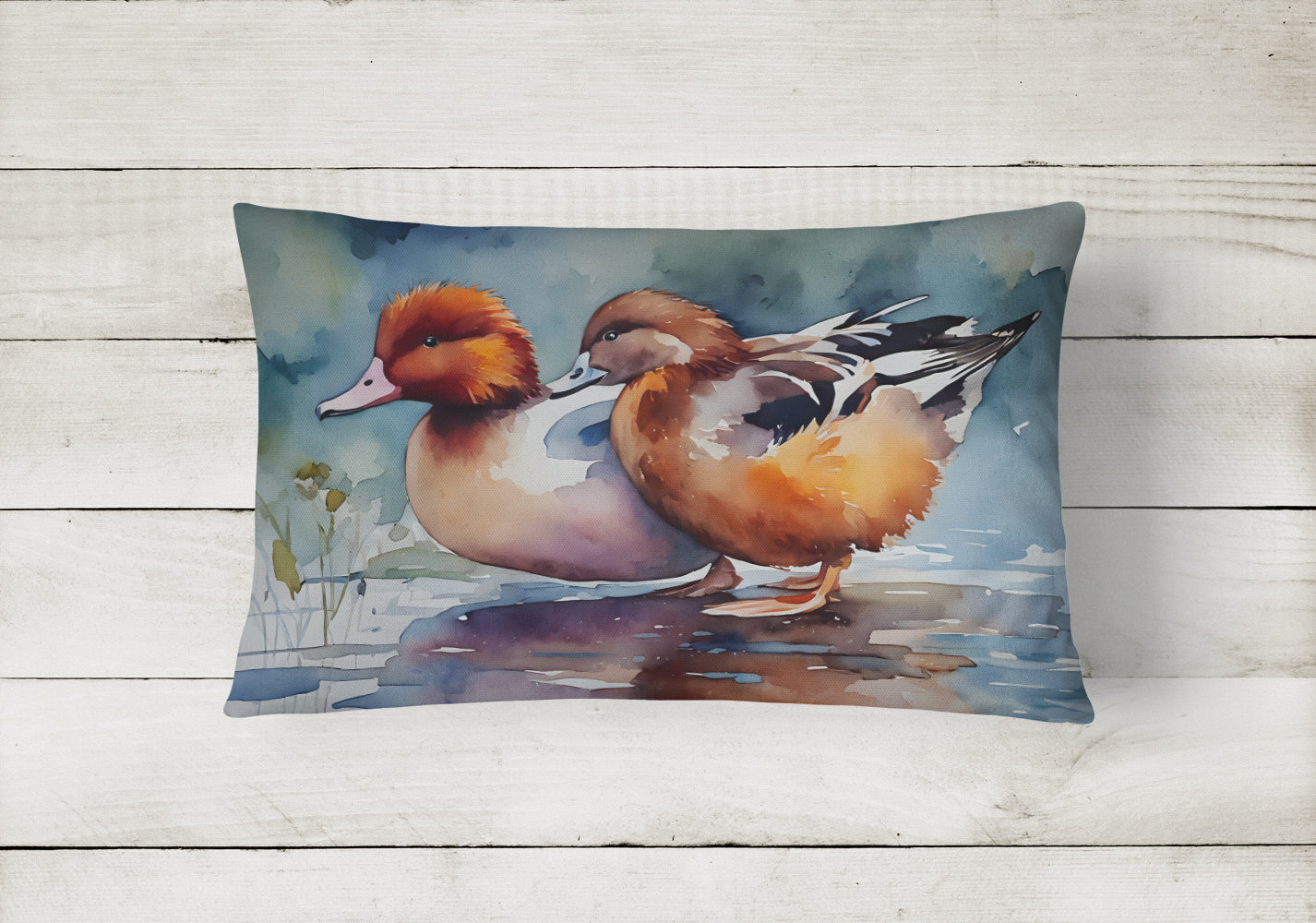 Buy this Redhead Duck Throw Pillow