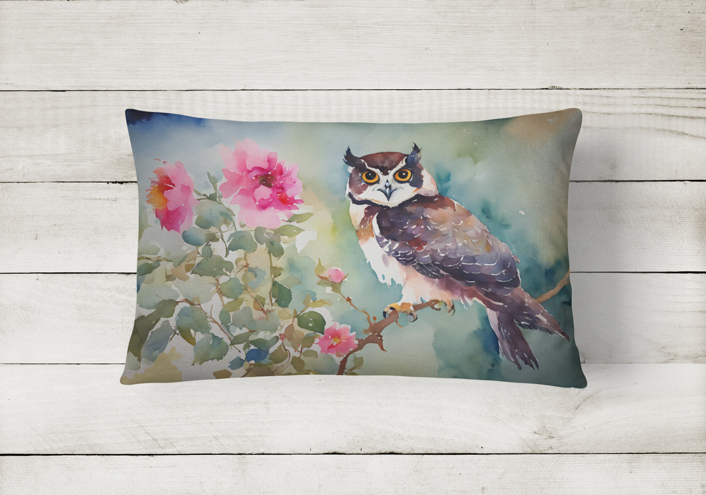 Buy this Spectacled Owl Throw Pillow