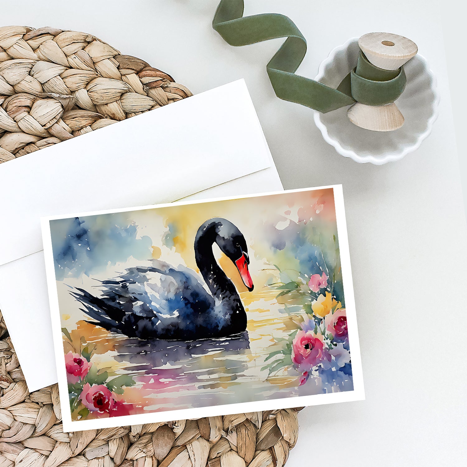 Buy this Black Swan Greeting Cards Pack of 8