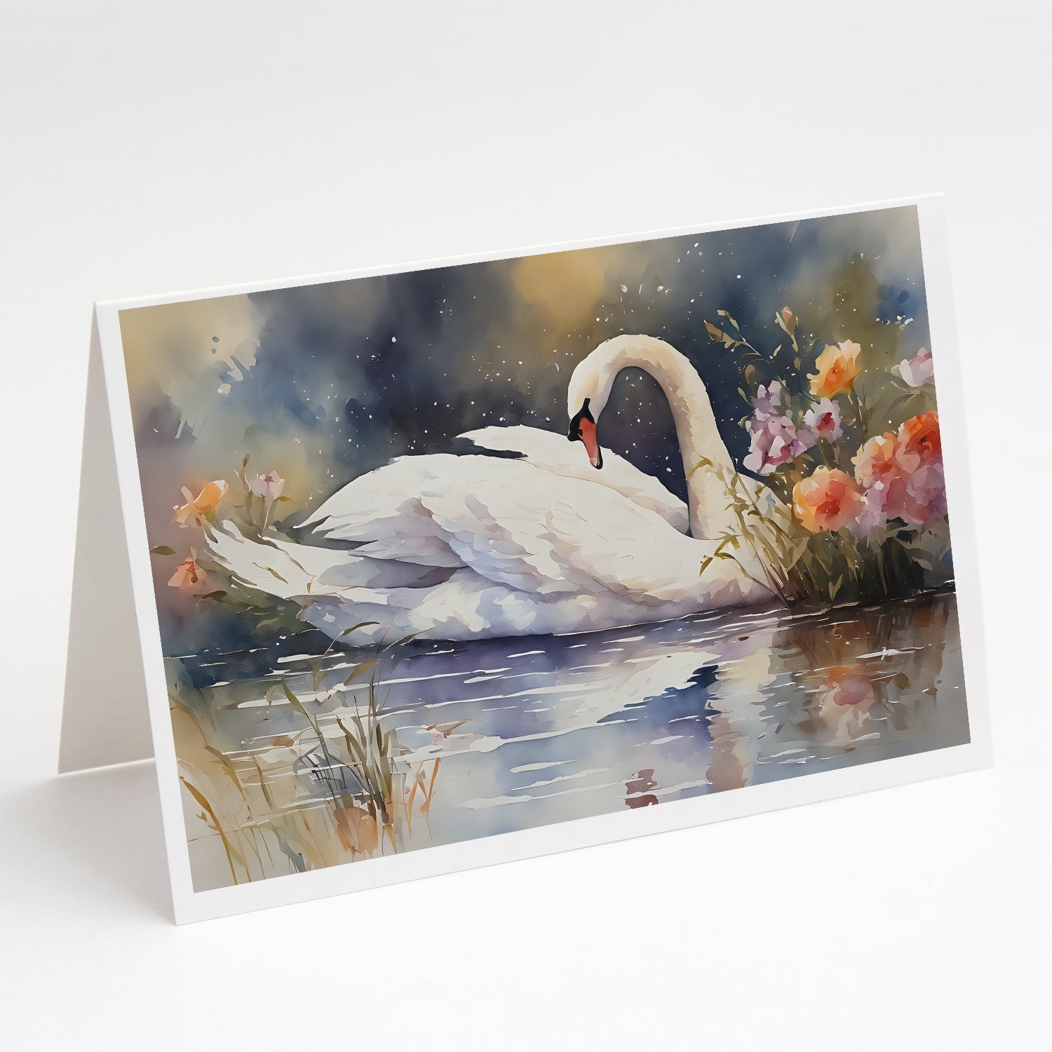 Buy this Swan Greeting Cards Pack of 8