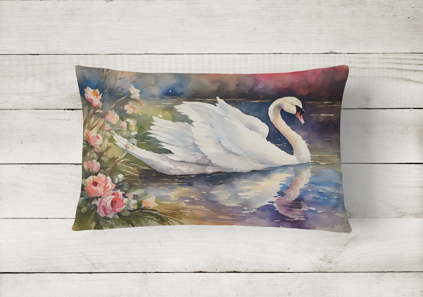 Buy this Swan Throw Pillow