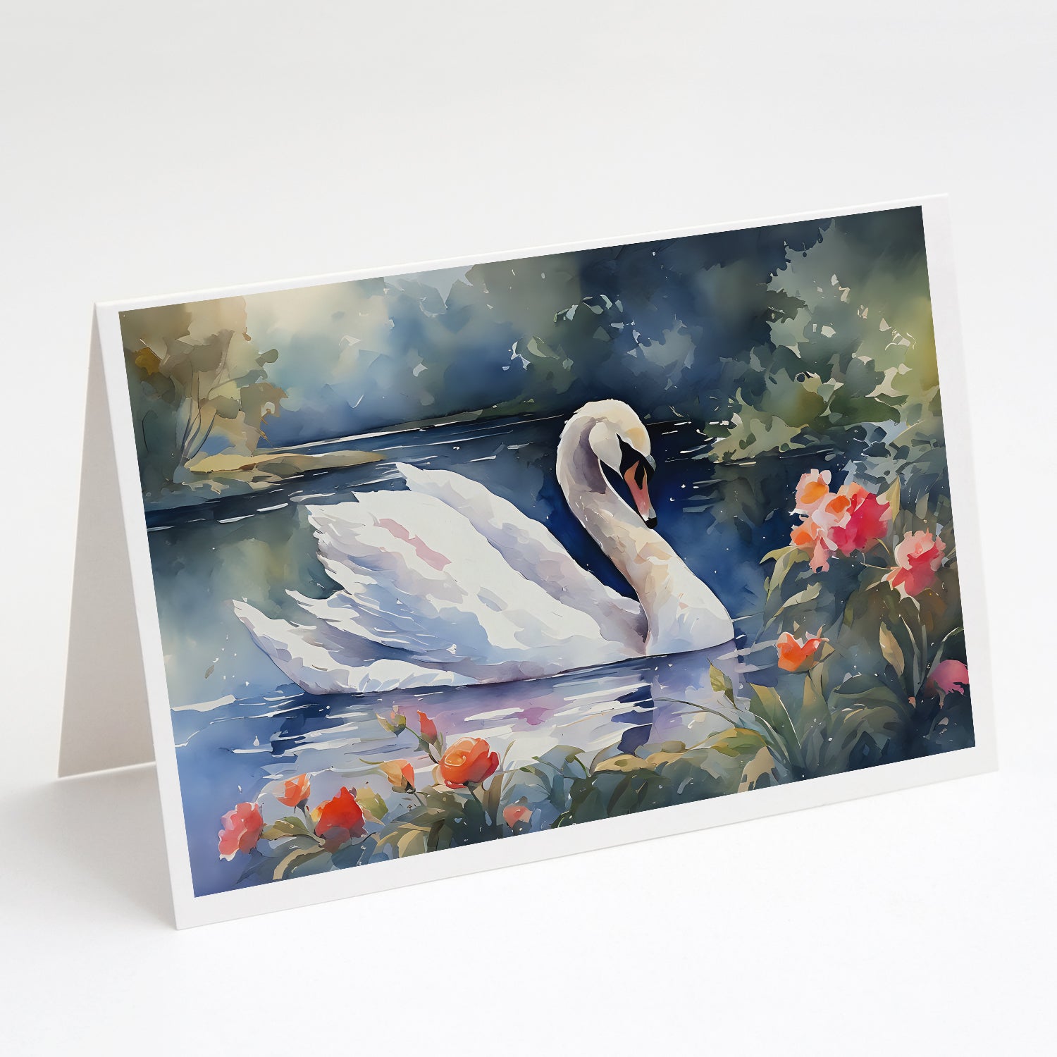 Buy this Swan Greeting Cards Pack of 8